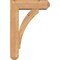 Ekena Millwork Thorton Craftsman Smooth Bracket w/ Offset Brace, Western Red Cedar, 5 1/2"W x 16"D x 24"H BKT0604X16X24THR04SWR - alternate 4